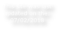 This site was last
updated on the:
07/02/2018